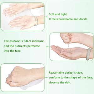 Factory Supply Aloe Vera Facial  Mask Hydrating Moisturizing Revitalizing Facial Mask Sheet