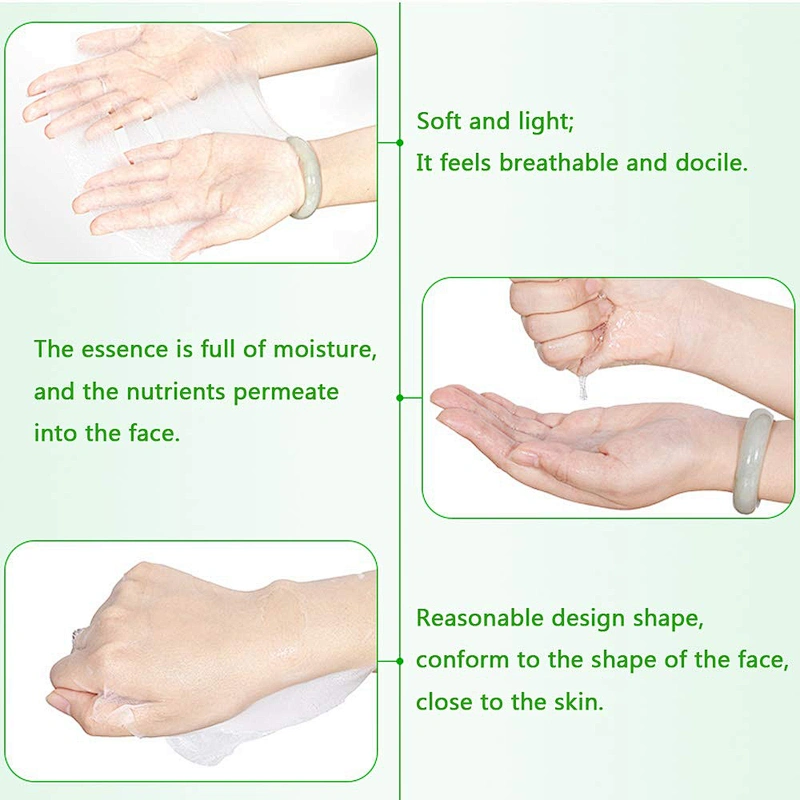 Factory Supply Aloe Vera Facial  Mask Hydrating Moisturizing Revitalizing Facial Mask Sheet