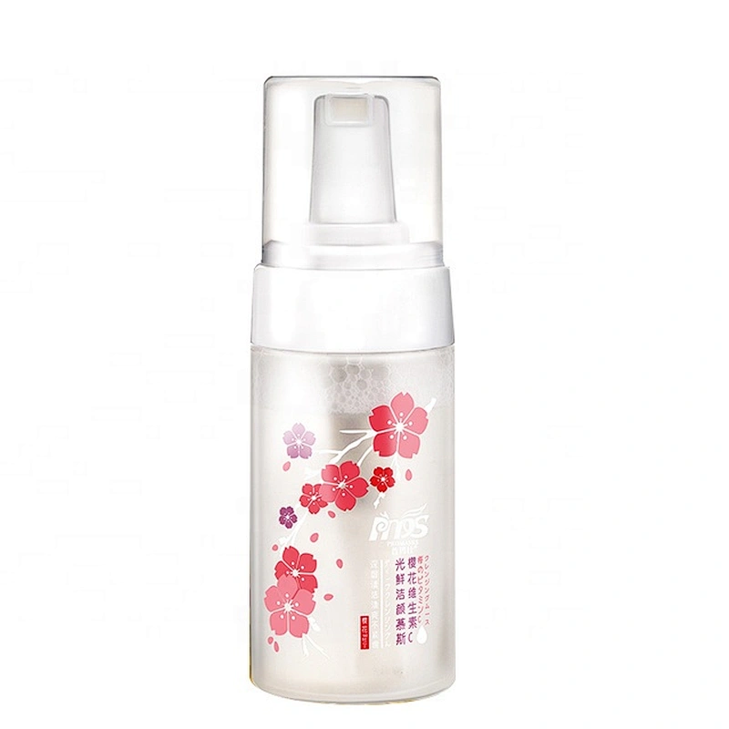 China Factory Wholesale Private Label Natural Organic Cherry Blossom Vitamin C Cleansing Mousse