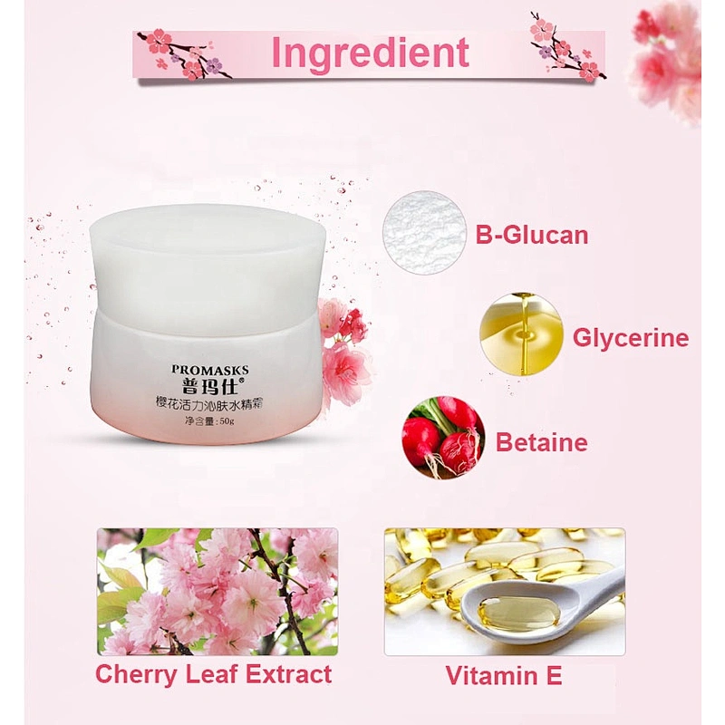Wholesale High Quality Promasks Sakura Vitality Moisturizing Facial Cream