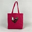 Velvet Ladies Tote Bag Shoulder Velvet  Favour Sling Clothing Bag  Purple Velvet Satin Lined Bag Logo