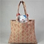 Canvas Fashion Knot Wrist Bag shopping Bag Heavy Duty Cotton Canvas Shopping Tote Bag