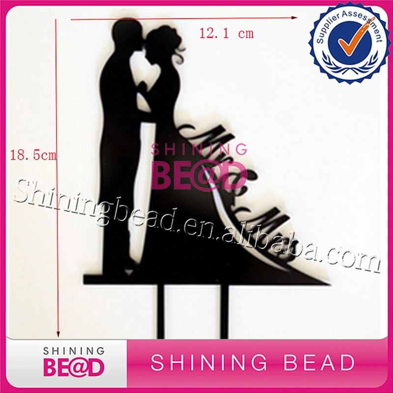 Alibaba acrylic letter cake topper for mr and mrs wedding occasion decoration