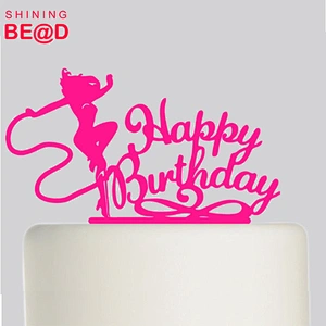 New Arrival Birthday Acrylic Cake Topper wholesale On Alibaba