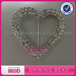 Alibaba China Women Lady Fashion Brooch Rhinestone Colorful Heart Shape Wedding Pins