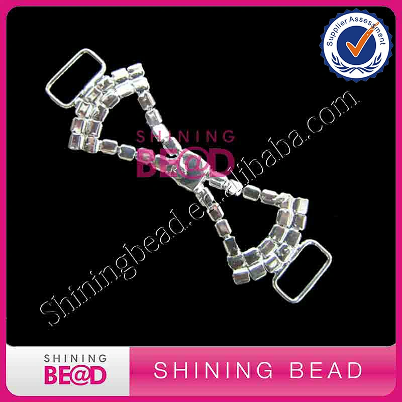 Wholesale Lady Decorative Crystal Rhinestone Bikini Connector For Swimwear Accessories