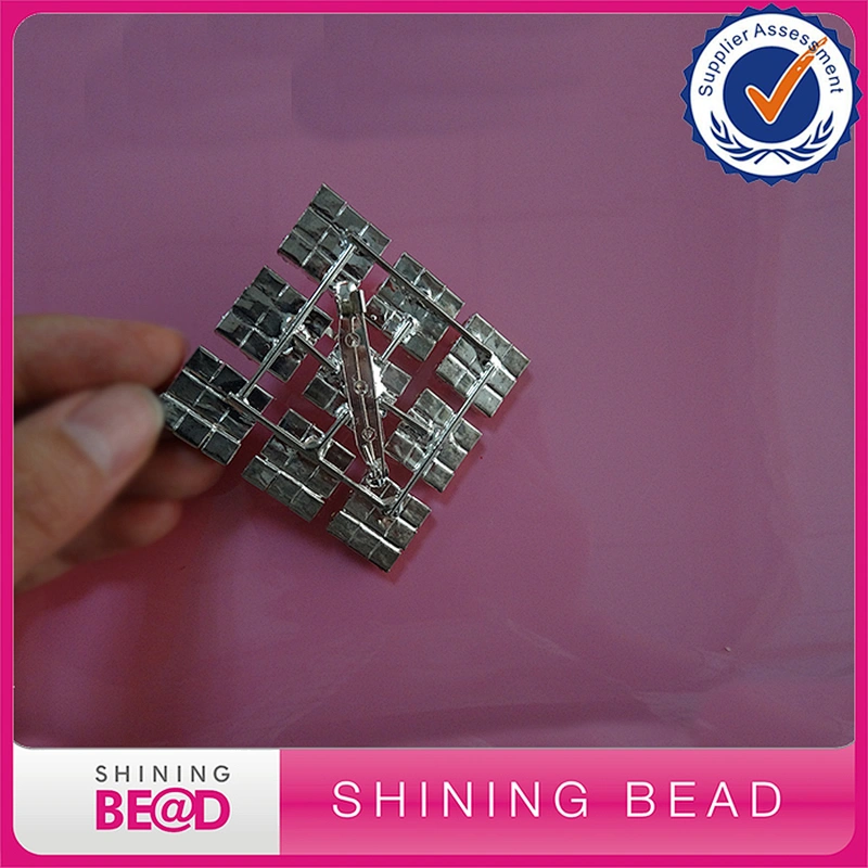 New Stylish Square Rhinestone Brooch Cheap Wholesale