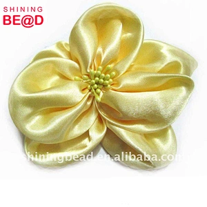 Hot sale silk artificial flower making fabric flower