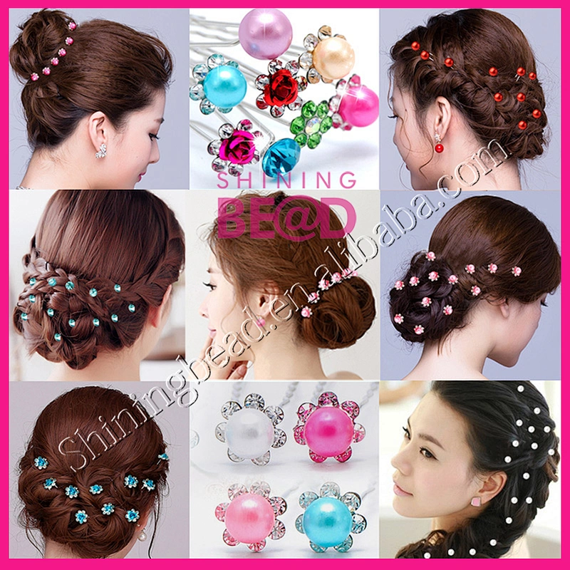 2018 Fashion Jewelry Elegant Pearl Women Accessories Metal Hairpins For Kids/Women