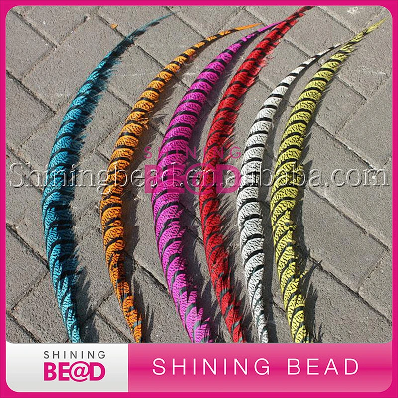 Wholesale non-toxic natural pheasant feather for party/carnival/show decoration