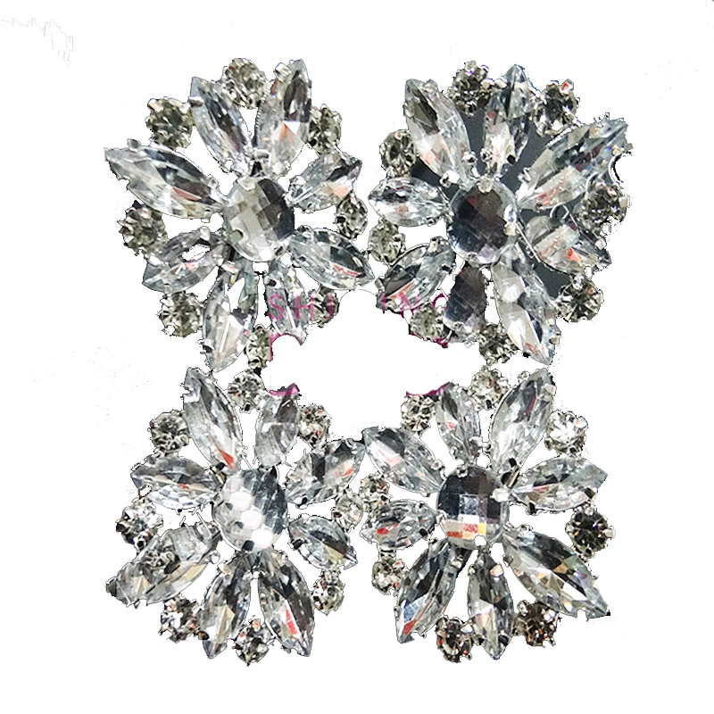 New Flower Crystal Rhinestone Brooch for Wedding Invitation