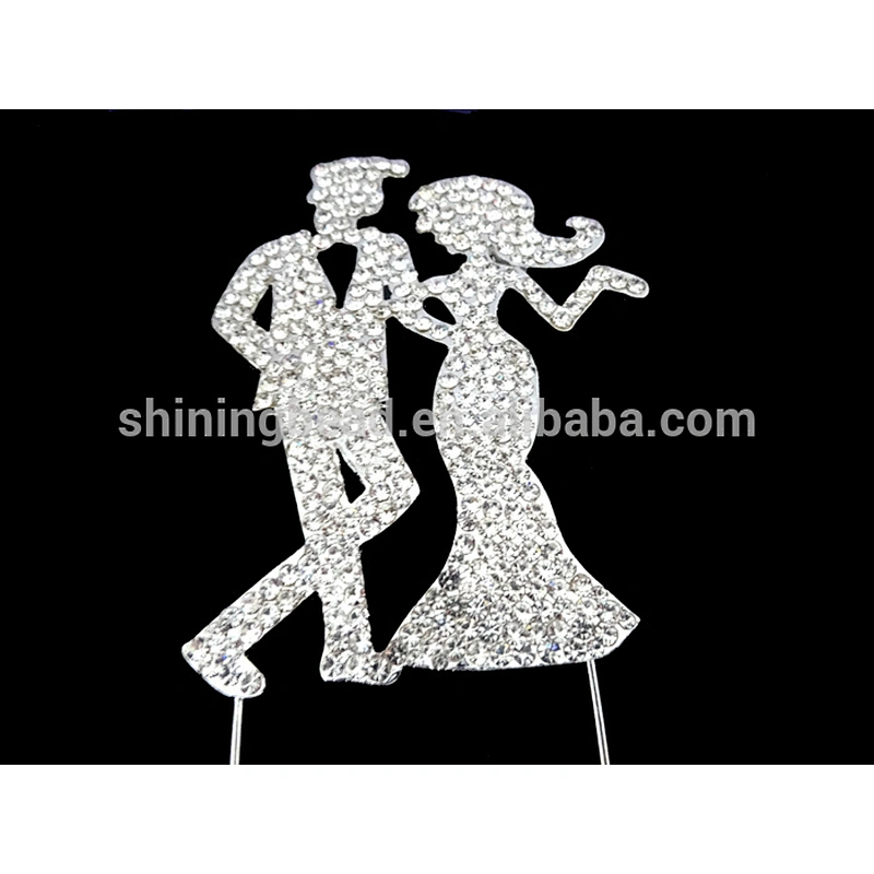 2015 Fashion bride and groom wedding gift cake toppers