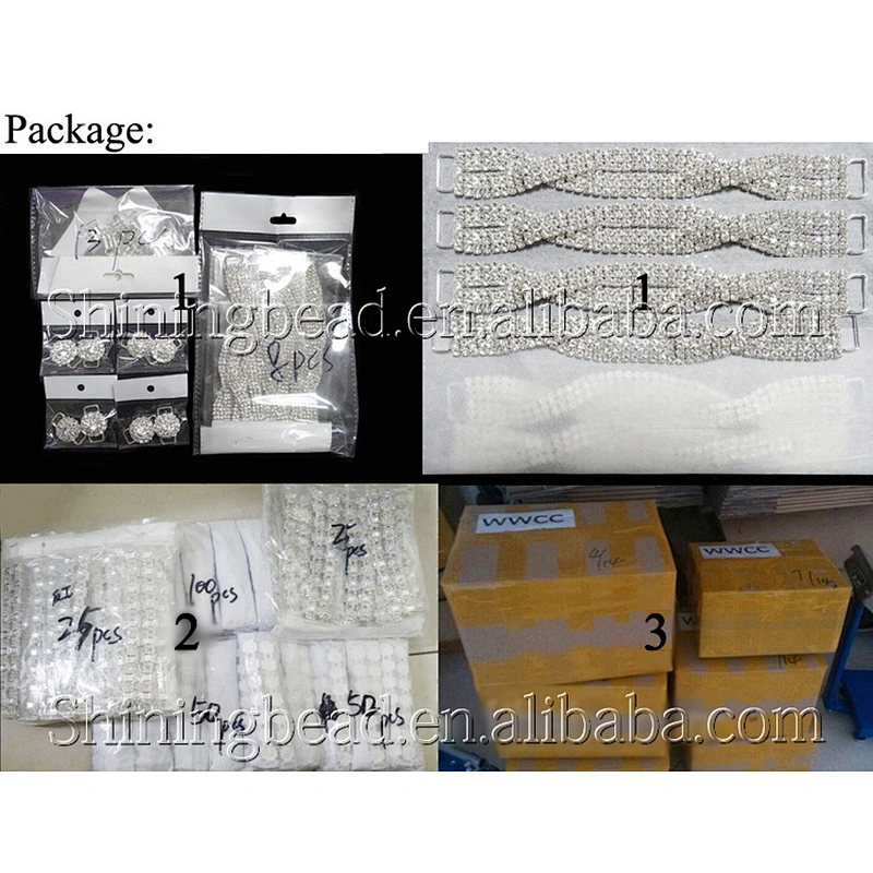 Fantastic new style rhinestone swimwear hardware connector