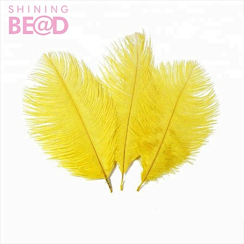 Colorful ostrich feather white color for vase party decorate