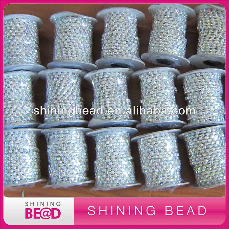 roll rhinestone cup chain
