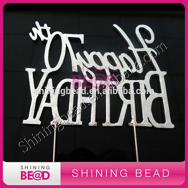 Happy Birthday Party Rhinestone Cake Topper 70th 80th Birthday for Anniversary