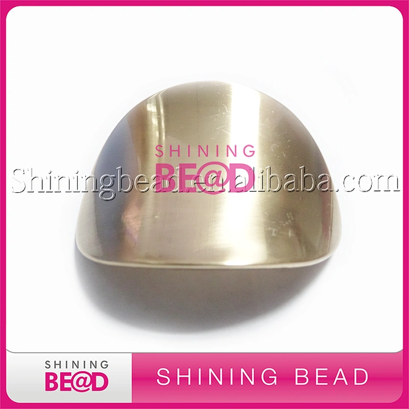 Fashion light gold metal lady shoes buckles accessories