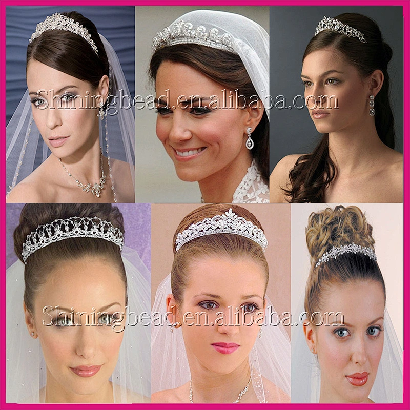 2018 Fashion rhinestone wedding crown in bulk