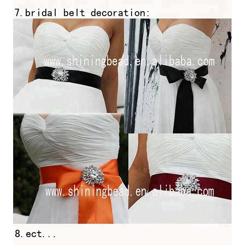 Wholesale crystal hijab pins wedding accessory brooches for women