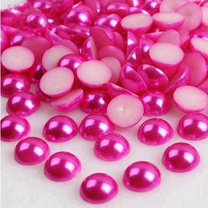 ivory plastic round pearl with hole