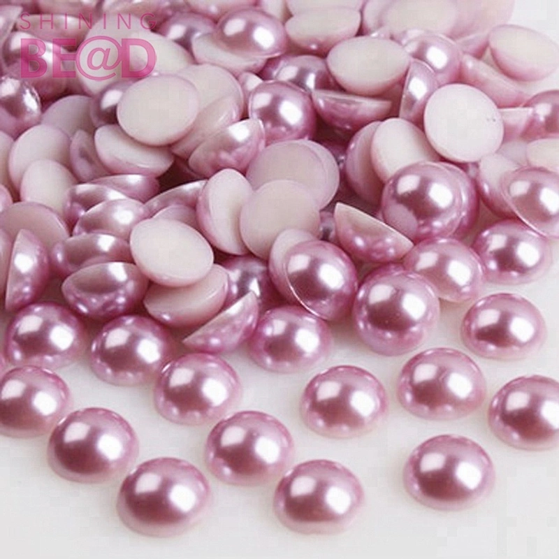 ivory plastic round pearl with hole