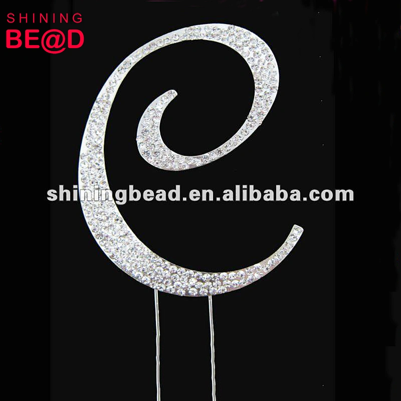 2018 Hot sale high quality wholesale price Letter Wedding cake toppers