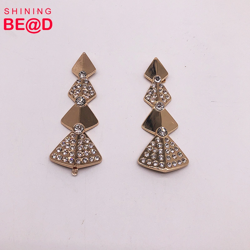 Best selling high quality alloy material rhinestone shoe buckles for shoe accessory