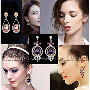 New 2016 latest sliver earring designs earring jewelry