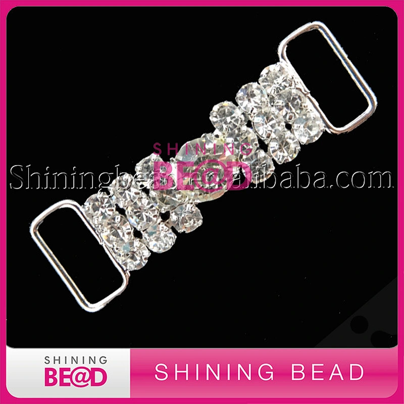 China Wholesale Crystal Rhinestone Bikini Connectors Swimwear Connector For Bikini