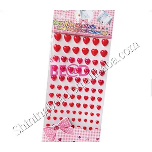 Promotional Fashion Adhesive Crystal Stickers for Car