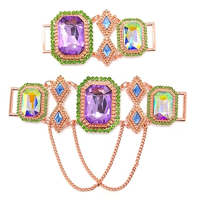 2020 New DIY Glass Rhinestone Bikini Connector,Rhinestone Connector For  Bikini,Crystal Rhinestone Connector For  Bikini