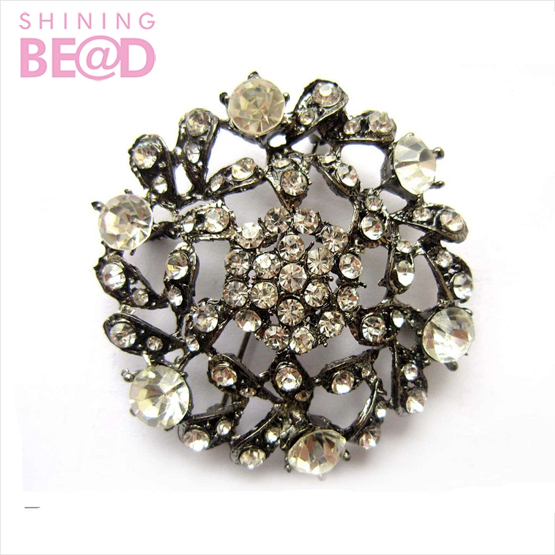 2016 Personalized Unique Fashion Flower Crystal Brooch