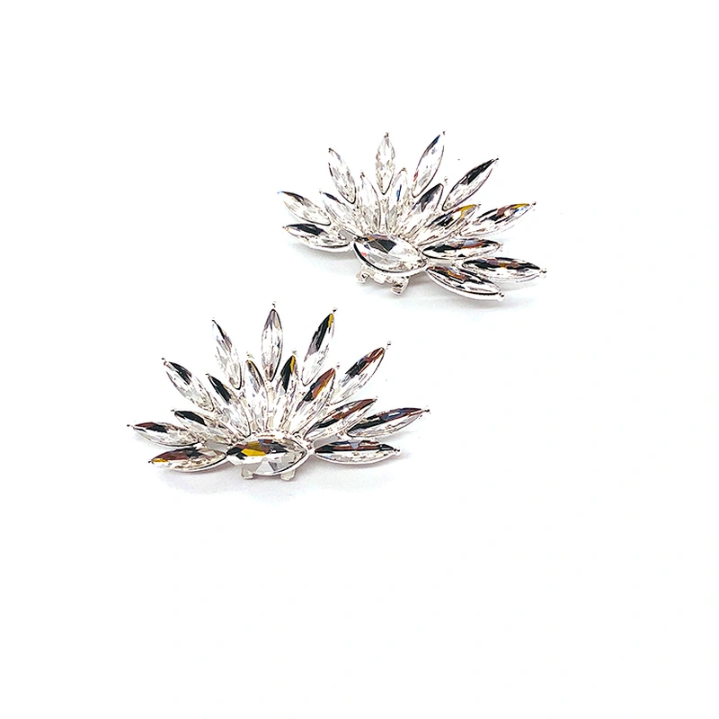 Fashionable Pattern Female Wedding Shoes Clip Crystal Rhinestones Shoes Clip,Crystal Clip For Shoes