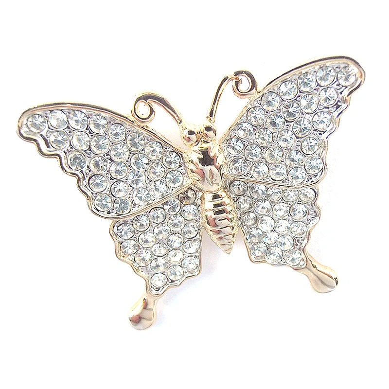 2020 Latest Fashion And Elegant Butterfly Rhinestone Brooch Pin,Hijab Accessories Pins,Pins For Hijab