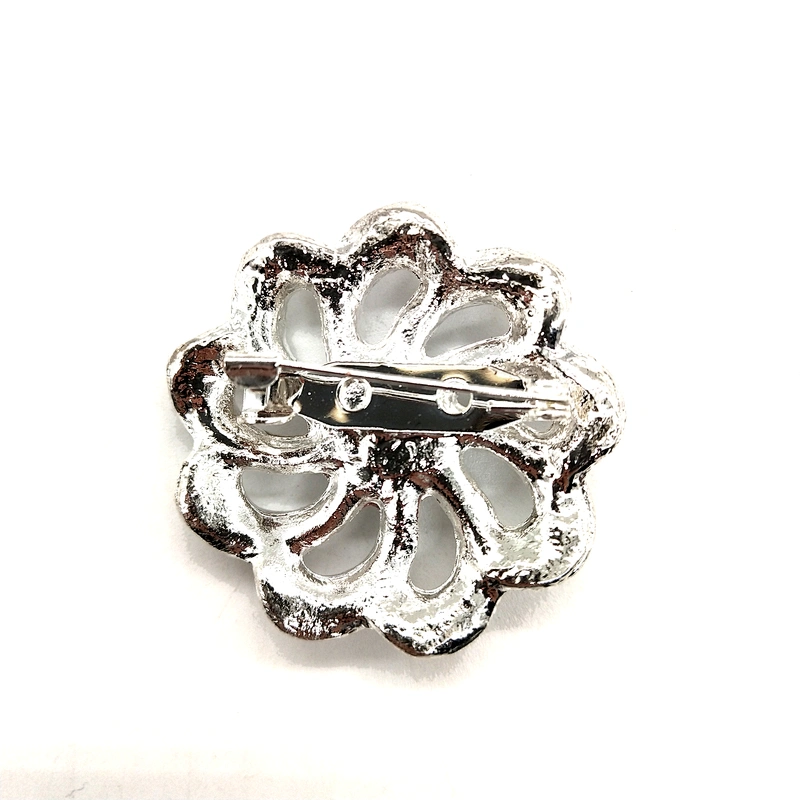 Hot Sale Korean Spiral Alloy Rhinestone Brooch