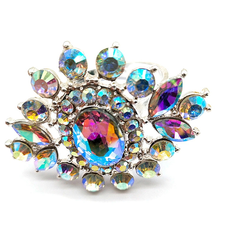 2021 New Horse Eye Shaped Rhinestone Napkin Ring For Table Decoration,Napkin Rings For Weddings,Colorful Rhinestone Napkin Ring