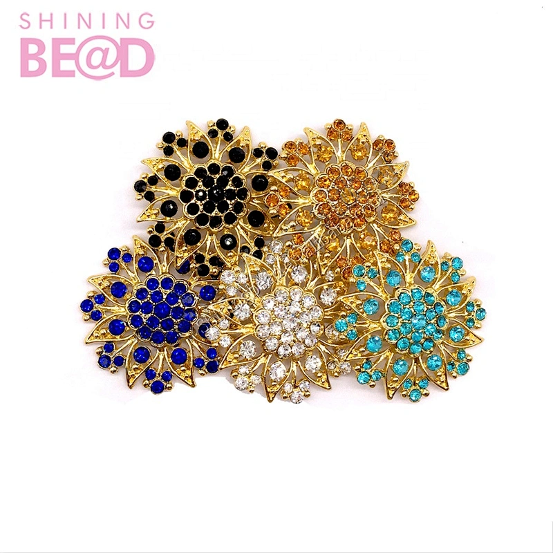 Factory Direct Sale Crystal Diamante Fashion Brooch Pins for Women in Assorted Designs