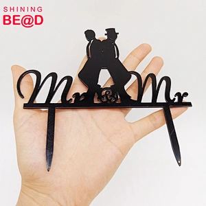 Unique Wedding Cake Toppers Just Married Cake Topper For Bride and Groom Wedding Gift