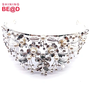 New Fashion Rhinestone Crown Headband For Wedding Accessories,Rhinestone Headbands Women,Baroque Headband Rhinestone