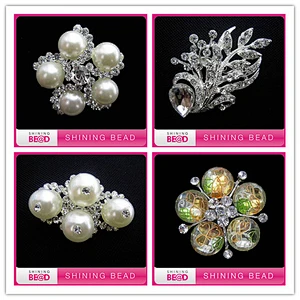 new arrival rhinestone brooch bouquet wholesale for wedding decor