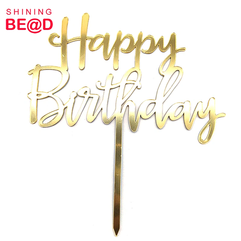 Wholesale Birthday Cake Supplies Happy Birthday Acrylic Cake Topper,Happy Birthday Cake Topper,Cake Topper Number Acrylic