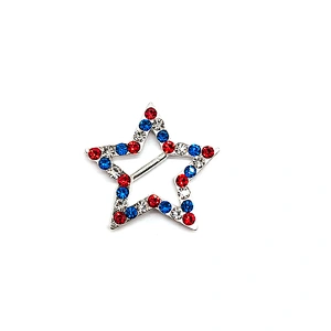 2021 Fashion Colorful Star Shape Rhinestone Buckle For Wedding Invitation Decoration,Rhinestone Buckles For Dresses