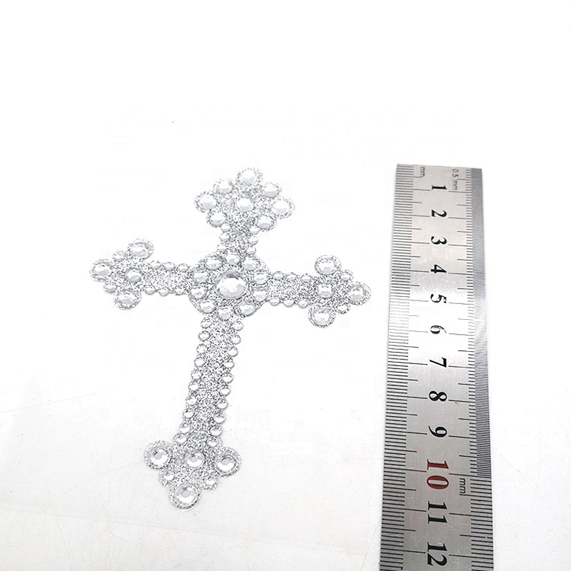 2019 High Quality Rhinestone Cross Sticker Wholesale For Mobile Phone Wall Mirror Decoration,Rhinestone Sticker Sheet