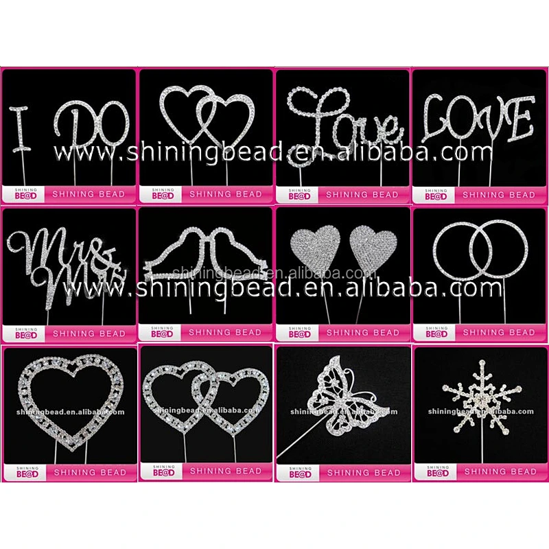 wholesale double number cake topper cake party decoration