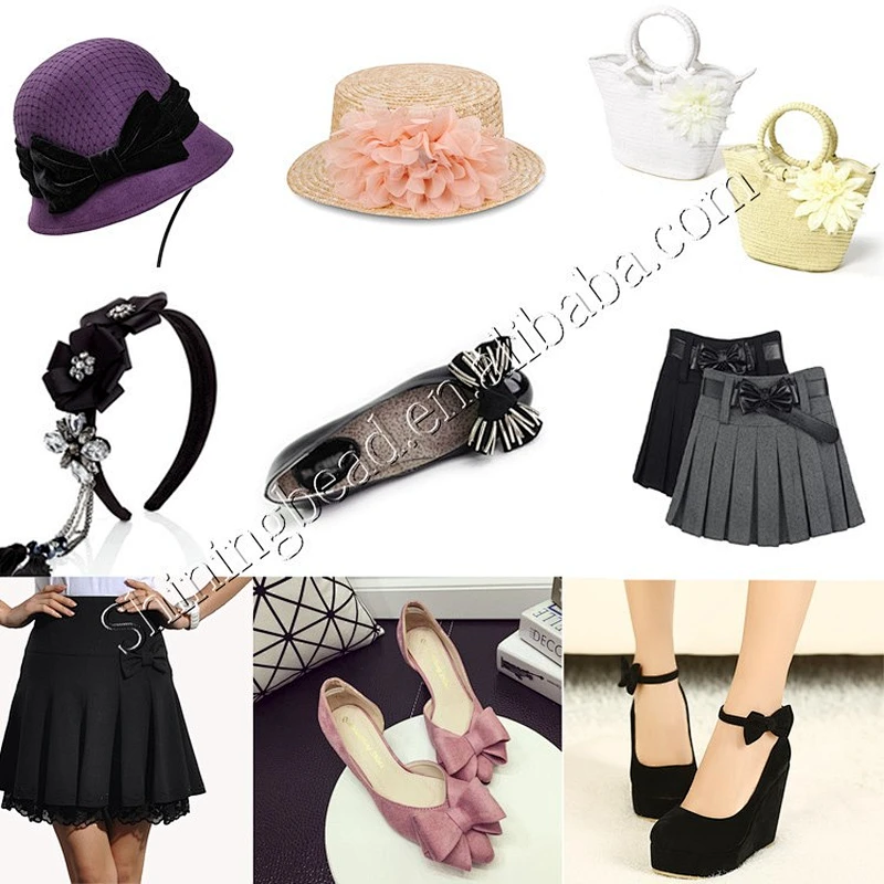 Fashion shoe accessory colorful women shoes decorate