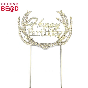 2020 Rhinestone Happy Birthday Cake Topper Wholesale,Happy Birthday Acrylic Cake Topper,Happy Birthday Cake Topper Paper