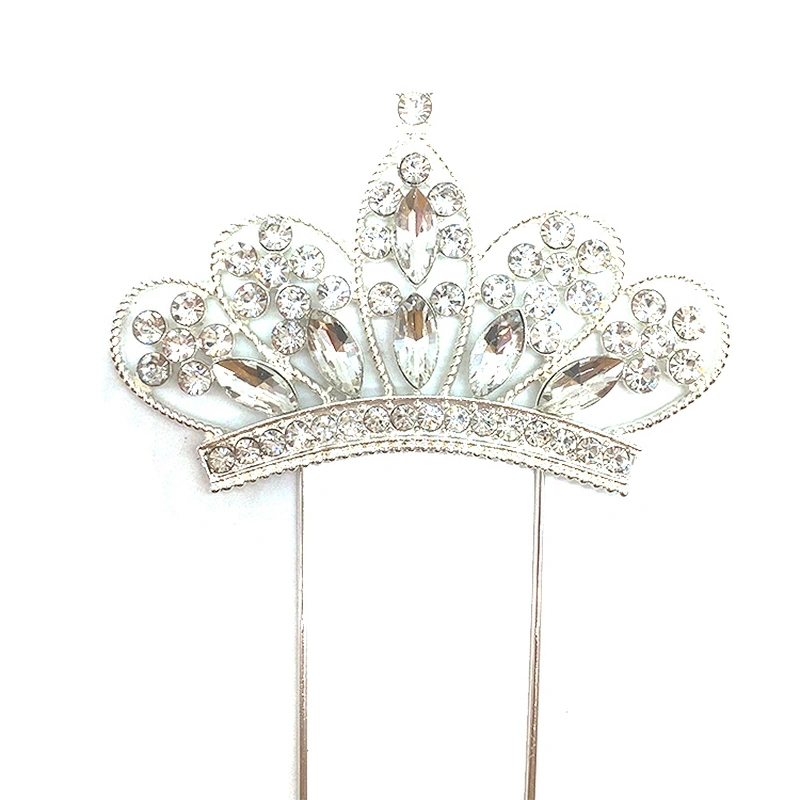 Wholesale Crystal Rhinestone Crown Cake Topper,Rhinestone Number Cake Topper,Snowflake Rhinestone Cake Topper
