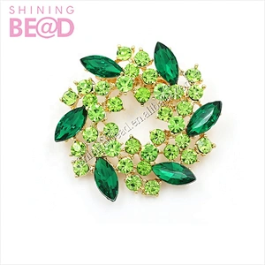 luxury shiny brooch jewelry  crystal rhinestone picks for flower arranging,corsage,bouquet
