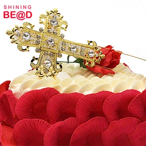 2020 New Product Celebration Cross Rhinestone Cake Topper,Rhinestone Number Cake Topper,Snowflake Rhinestone Cake Topper