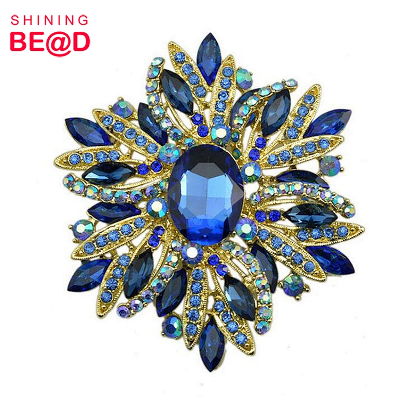 Wholesale High Quality Acrylic Rhinestone Brooch,Bulk Rhinestone Brooches,Rhinestone Initial Brooches